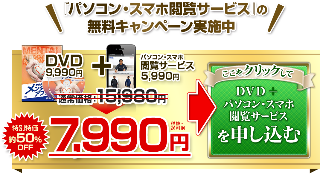 DVD+スマホ・タブレット閲覧サービス